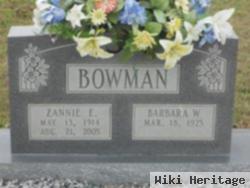 Zannie E. Bowman, Jr