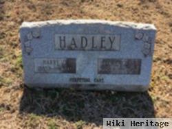 Harry D Hadley, Sr