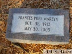 Frances Pope Vonreyn