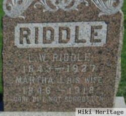 Martha J Riddle