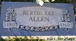 Bertha Lee "bertie" Mize Allen