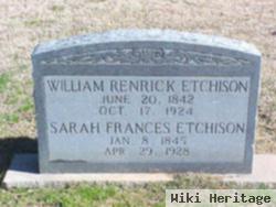 Sarah Frances "sallie" Germany Etchison