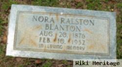 Nora Ralston Blanton