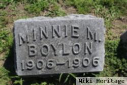 Minnie M Boylon