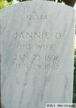 Jannie D Whitfield