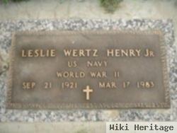 Leslie Wertz Henry, Jr