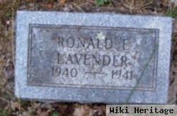 Ronald E. Lavender