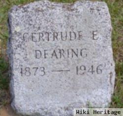 Gertrude E Dearing