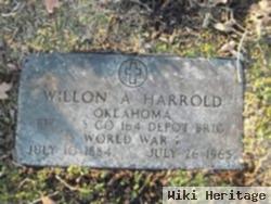 Pfc Willon A Harrold