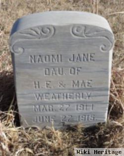 Naomi Jane Weatherly