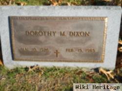 Dorothy M Dixon