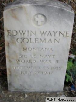 Edwin Wayne Coleman