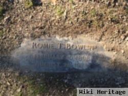 Romie Tennant Bowlin