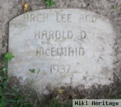 Harold D Mcelvain