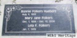 Mary Jane Folkers