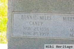 Lonnie Miles Canup