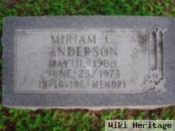 Miriam C Anderson