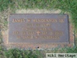 Dr James W Henderson, Sr