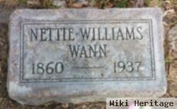 A. Jeanette "nettie" Wood Wann