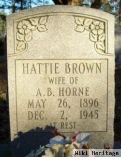 Hattie Brown Horne