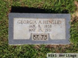 Georgia A Hensley