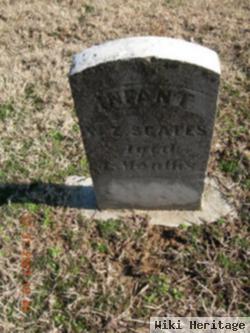 V. (Infant) Z. Scates