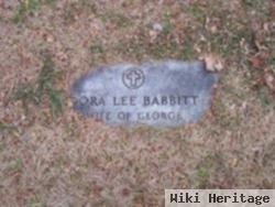 Dora Lee Babbitt