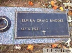 Elvira Craig Rhodes