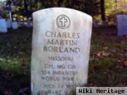 Corp Charles Martin Borland