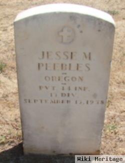 Jessie M Peebles