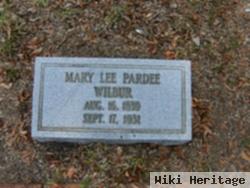 Mary Lee Pardee Wilbur