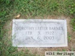 Dorothy Leiter Barnes