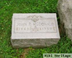 John P Mcdonald