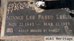 Minnie Lee Freed Leslie