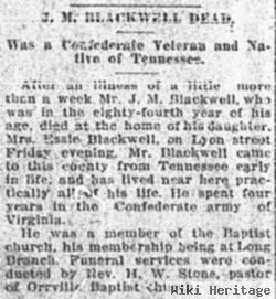 Joseph Macklin Blackwell