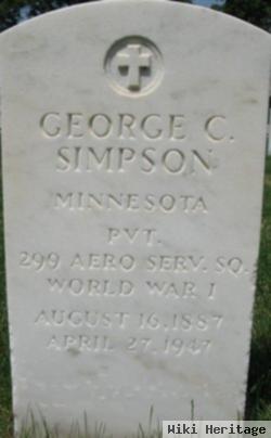 George C Simpson