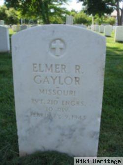 Elmer R Gaylor