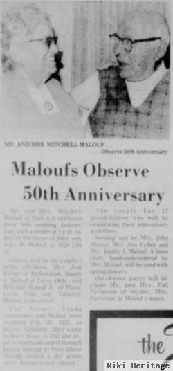 Mitchell John Malouf, Sr