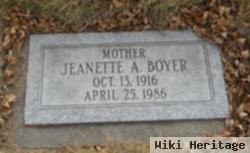 Jeanette A Boyer