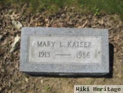 Mary L Kaiser