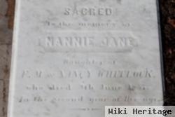 Nannie Jane Whitlock