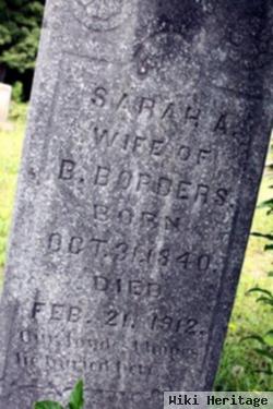 Sarah Ann "sallie" Lassetter Borders