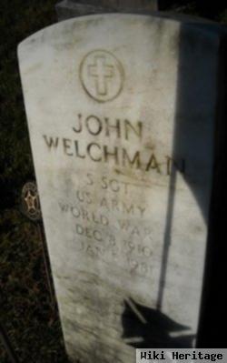 Sgt John Welchman
