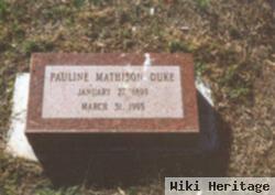 Emma Pauline Mathison Duke