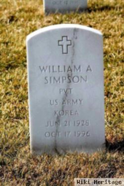 William A Simpson