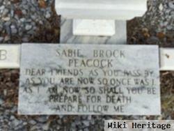 Sabie Brock Peacock
