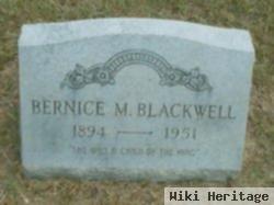 Bernice M. Blackwell