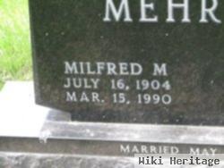 Milfred M. Mehring