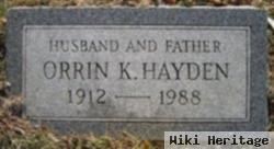 Orrin K Hayden