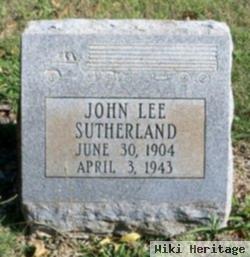 John Lee Sutherland